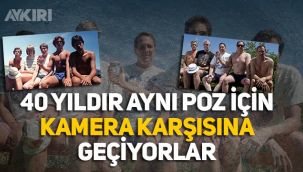 Lise arkadaşları birbirine söz verdi, 40 yıldır aynı kare için objektif karşısına geçiyorlar