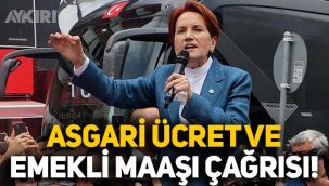 Meral Akşener'den asgari ücret ve emekli maaşı çağrısı
