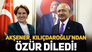 Meral Akşener, Kemal Kılıçdaroğlu'ndan özür diledi