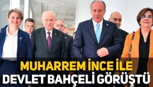 Muharrem İnce, Devlet Bahçeli ile bir araya geldi: İşte görüşmeden ilk fotoğraflar