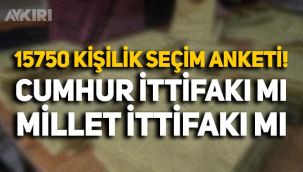 ORC Araştırma 15 bin kişilik seçim anketinin sonuçlarını açıkladı:  Sizce seçimi hangi ittifak kazanır?