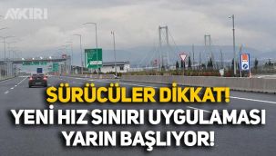 Otoyollarda hız sınırı ne kadar oldu? Araç sahipleri dikkat, yeni hız sınırı uygulaması yarın başlıyor
