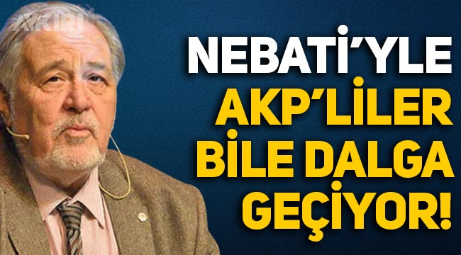 Prof. Dr. İlber Ortaylı: "Nureddin Nebati ile kendi partisindekiler de alay ediyor"