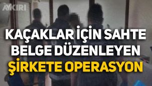 Sahte evraklarla kaçaklara