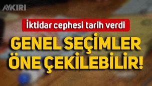 İktidar cephesi yeni tarih verdi: Cumhurbaşkanlığı seçimleri öne çekilebilir!