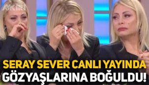 Seray Sever gözyaşlarını tutamadı, canlı yayında ağladı