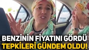 Benzinin fiyatını görünce şok oldu, annenin tepkisi gündeme oturdu: