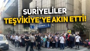 Suriyeliler, Teşvikiye'ye akın etti, Konsolosluk önünde uzun kuyruk oluştu