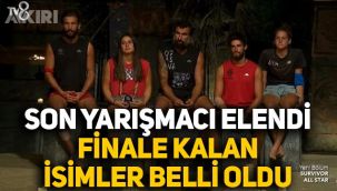 Survivor'dan elenen son yarışmacı belli oldu, finale kalan yarışmacılar netleşti
