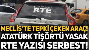 TBMM'de tepki çeken araba: