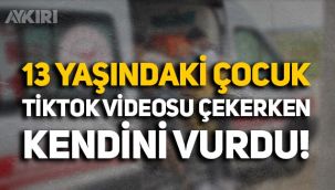 TikTok videosu çekmek isteyen 13 yaşındaki çocuk kendini vurdu