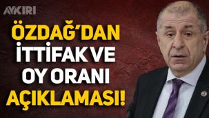 Ümit Özdağ'dan ittifak ve oy oranı açıklaması