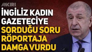Ümit Özdağ, İngiltere'de manşet oldu: Kadın gazeteciye sorduğu soru röportaja damga vurdu