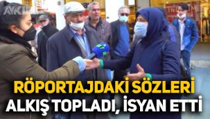 Yaşlı kadının sokak röportajındaki sözleri alkış aldı: 