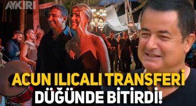 Acun Ilıcalı, Antalya'da katıldığı düğünde transferi bitirdi