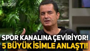 Acun Ilıcalı, TV8,5'u spor kanalına çeviriyor: 5 büyük isimle anlaştı... Rıdvan Dilmen, Sergen Yalçın, Fırat Aydınus