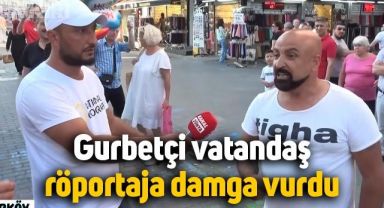 Almanya'dan gelen gurbetçi sokak röportajına damga vurdu, ekonomiyi savunan vatandaşa böyle yanıt verdi