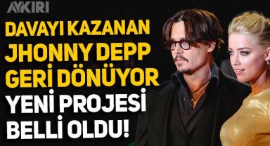 Amber Heard davasının ardından Johnny Depp ekranlara dönüyor: Yeni projesi belli oldu