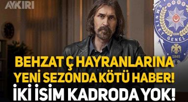 Behzat Ç hayranlarına kötü haber: Merakla beklenen iki oyuncu kadroda yok! Behzat Ç Harun var mı?