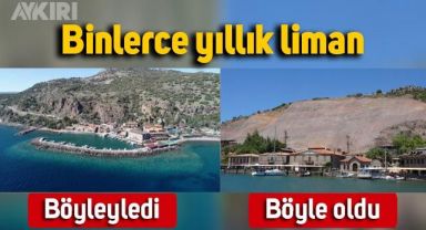 Binlerce yıllık Assos Antik Limanı’nın son hali şaşkınlık yarattı