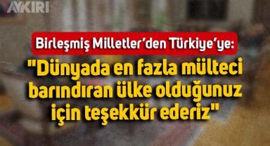Birleşmiş Milletler'den Türkiye'ye: 