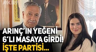 Bülent Arınç'ın yeğeni 6'lı masaya girdi: Duyarsız kalamazdım