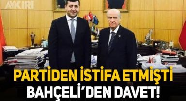 Devlet Bahçeli'den, MHP'den istifa eden Baki Ersoy'a üyelik daveti