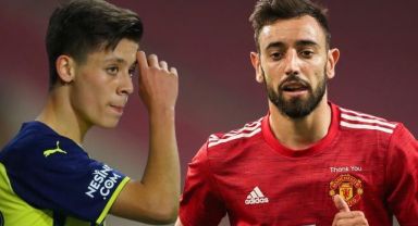 Dünyaca ünlü futbolcu Bruno Fernandes'ten Fenerbahçeli Arda Güler'e video