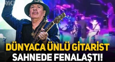 Efsane gitarcı Carlos Santana sahnede fenalaştı... Carlos Santana kimdir? Carlos Santana sağlık durumu?