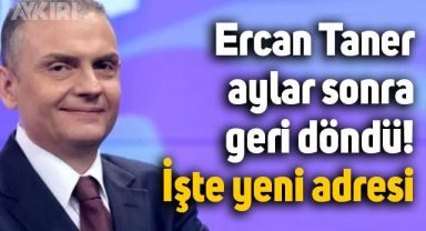 Ercan Taner 2 yılın ardından ekranlara geri döndü, yeni adresi belli oldu