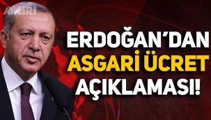 Erdoğan'dan asgari ücret zammı hakkında açıklama