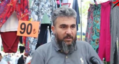 'Erdoğan'dan başkasına oy vermem' diyen pazarcı: 