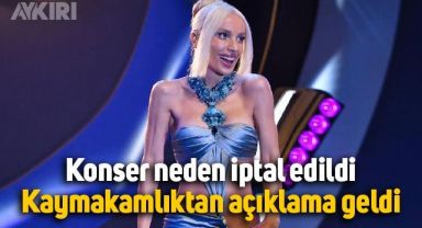 Gülşen'in konseri neden iptal edildi? Kaymakamlıktan açıklama geldi