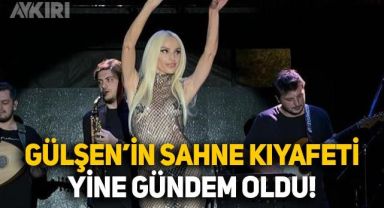 Gülşen sahne kıyafetiyle yine sosyal medyada gündem oldu: Göğüslerini bantla kapattı