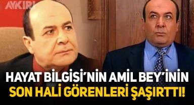 Hayat Bilgisi'nin Amil Bey'i Tarık Pabuçcuoğlu'nun son halini gören tanıyamıyor!