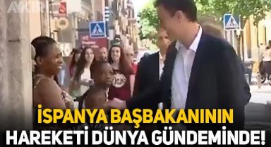 İspanya Başbakanı Sanchez'in tokalaştıktan sonraki hareketi dünya gündemine oturdu