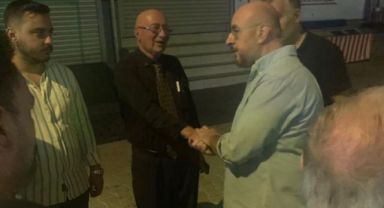 İYİ Parti'den saldırıya uğrayan cemevine ziyaret