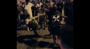 Jorge Jesus'un oğlu Taksim'de birçok sığınmacının dans ettiği videoyu paylaştı: İşte o görüntüler..