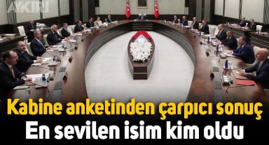 Kabine anketinden çarpıcı sonuç: En beğenilen bakan kim oldu? İşte sonuçlar