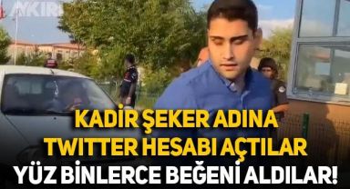 Kadir Şeker adına Twitter hesabı açtılar, yüz binlerce beğeni ve on binlerce takipçi kazandılar!