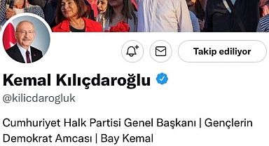 Kılıçdaroğlu, Erdoğan'ın 'Bay Kemal' hitabını Twitter hesabının Bio'suna ekledi