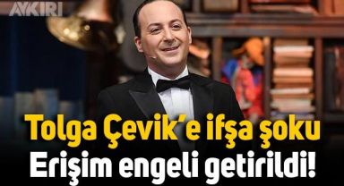 Komedyen Tolga Çevik’e videolu ifşa şoku: Erişim engeli getirildi