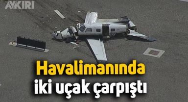 Las Vegas Havalimanı'nda iki uçak çarpıştı, 4 kişi hayatını kaybetti
