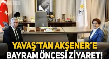 Mansur Yavaş'tan Meral Akşener'e Kurban bayramı öncesi ziyaret