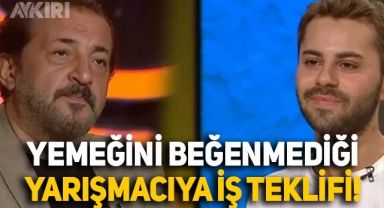 Mehmet Yalçınkaya'dan yemeğini beğenmediği MasterChef yarışmacısı Eren Yüce'ye iş teklifi