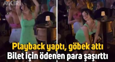 Merve Boluğur ilk konserinde playback yaptı, göbek attı: Dinleyicilerin ödediği para dudak uçuklattı