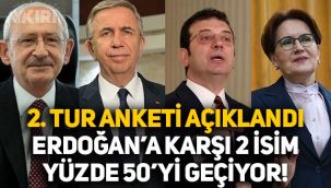 Metropoll, 2. Tur seçim anketinin sonuçlarını açıkladı: Erdoğan'a karşı Mansur Yavaş ve Ekrem İmamoğlu fark atıyor