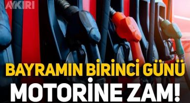 Motorine bayramın birinci günü zam resmileşti: İşte yeni fiyatlar