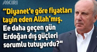 Muharrem İnce'den Diyanet'in 'Fiyatları tayin eden Allah'tır' fetvasına tepki