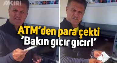 Mustafa Sarıgül ATM'den para çekti: